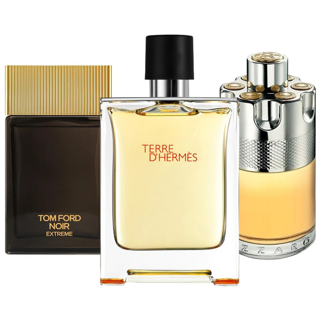 Set 3 Profumi | Terre de’Hermes, Azzaro Wanted, Tom Ford Noir Extreme 100 ml