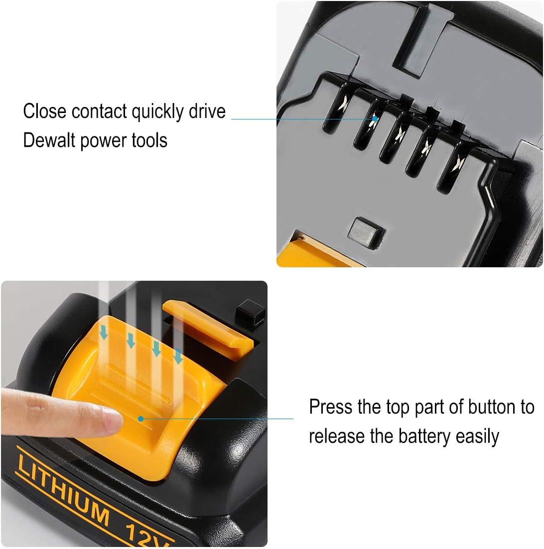 12V 3.0Ah Li-Ion Battery DCB127 (2 Pieces)