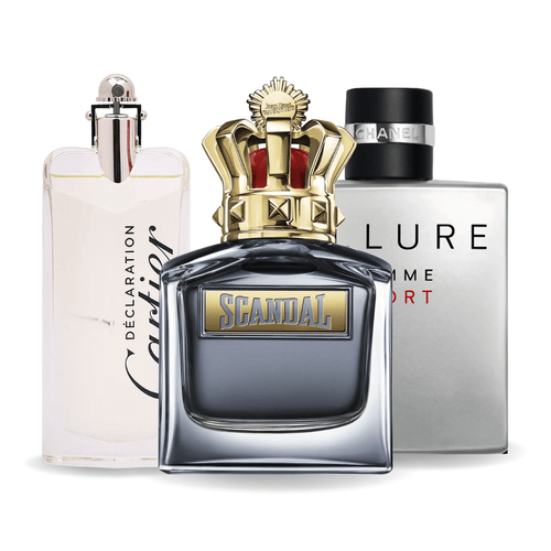 Set 3 Profumi | Allure Homme Sports, Jean Paul Gaultier Scandal, Cartier Declaration 100 ml